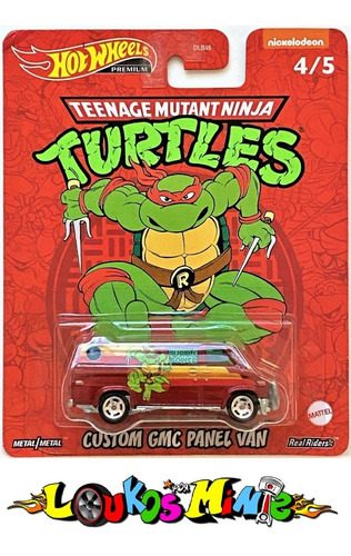 Hot Wheels Custom Gmc Panel Van Teenage Mutant Ninja Turtles
