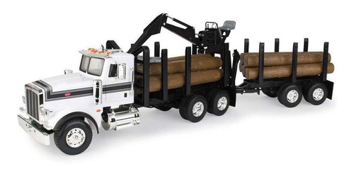 Ertl Big Farm Peterbilt 367 Logging Truck And Fup Trailer