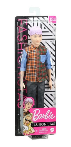Imagen 2 de 2 de Barbie Ken Fashionistas Mattel GHW70
