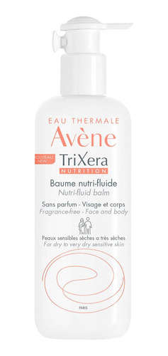 Avene Trixera Nutrition Bálsamo Nutri Fluido Rostro Y Cuerpo Pieles Secas Sensibles