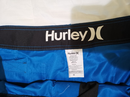 Short Bermuda Hurley Bullseye 2.0 Talla 36 Color Azul Marino