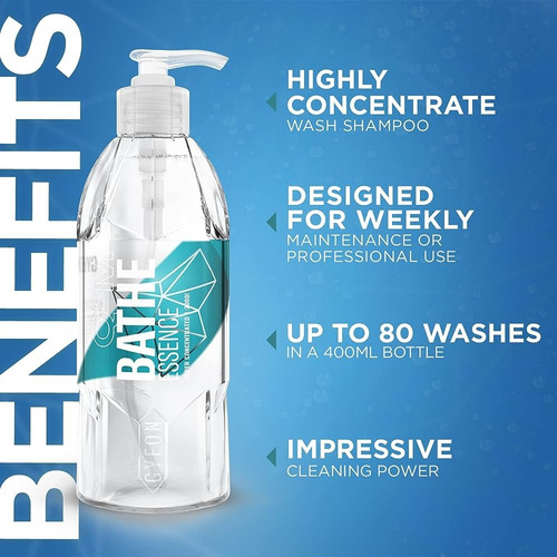 Imagen 2 de 8 de Gyeon Q2m Bathe Premium Shampoo Ph Neutro 1000ml Concentrado