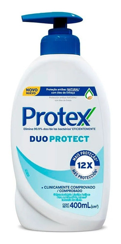 Jabon Protex Liquido Duo Protect 400ml