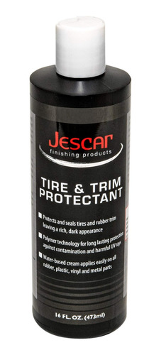 Jescar Tire & Trim Protectant Protector De Plasticos 473 Ml