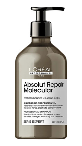 L'oréal Absolut Repair Molecular - Shampoo 500ml
