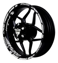 Comprar Calcomanias Stickers Para Rines Pulsar Rs Reflejante Neon Ss