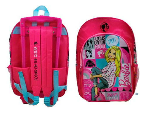 Mochila Carro 16 Barbie Rosa Focus On The Good