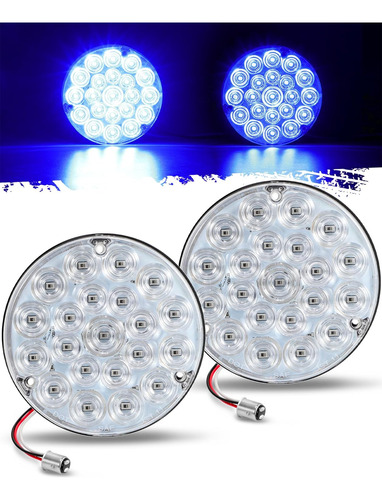 Luz Trasera Redonda De 4 Pulgadas, 21-2835 Led, Luces Auxili