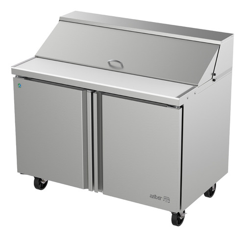 Mesa Refrigerada Para Ensaladas 12 Insertos Asber Apts-48-12