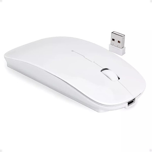 Mouse Bluetooth Inalambrico Recargable Usb + Dongle Usb Tcs