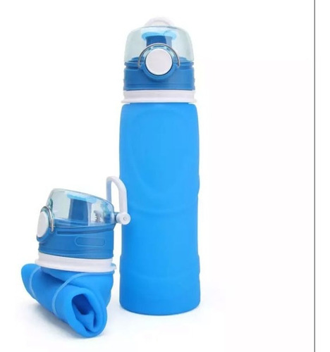 Botella De Agua Plegable 750ml Para Deportes Hidratacion