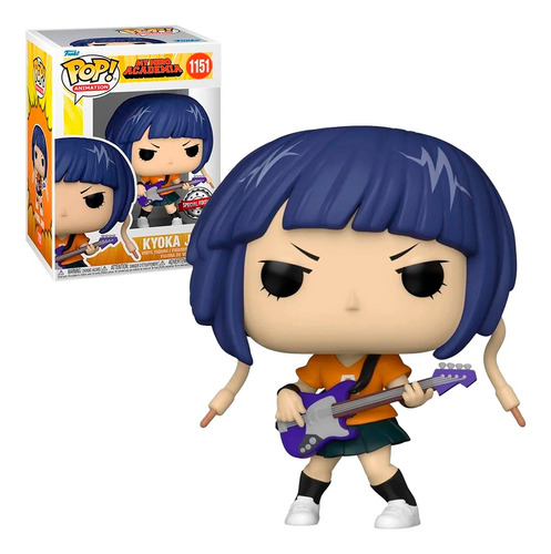 Funko Pop Kyoka Jiro Con Guitarra #1151 My Hero Academia