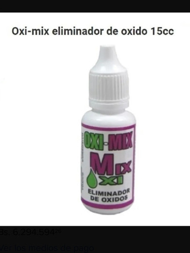 Oxi Mix Quita Oxido Quita Oxido En Ropa Y Telas