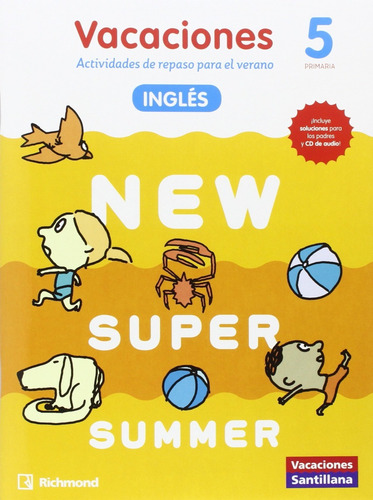 Libro New Super Summer 5º Primaria Book Audio - 