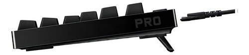Teclado mecánico para juegos Rgb Pro Gx Black - Logitech Language: portugués brasileño