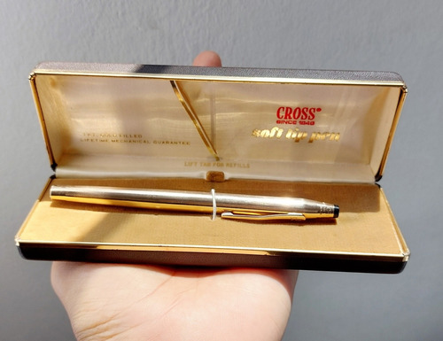 Cross Oro 14k Plumón Soft Tip Pen Vintage 