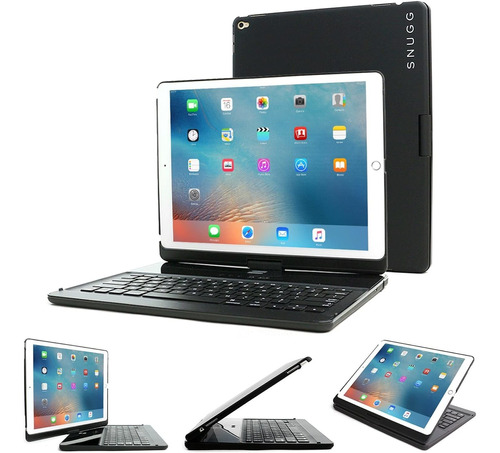 Funda + Teclado Snugg | iPad Pro 12.9 | Bluetooth + 360°