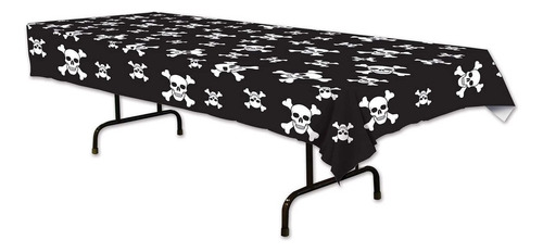 Pirata Mantel, Negro/blanco