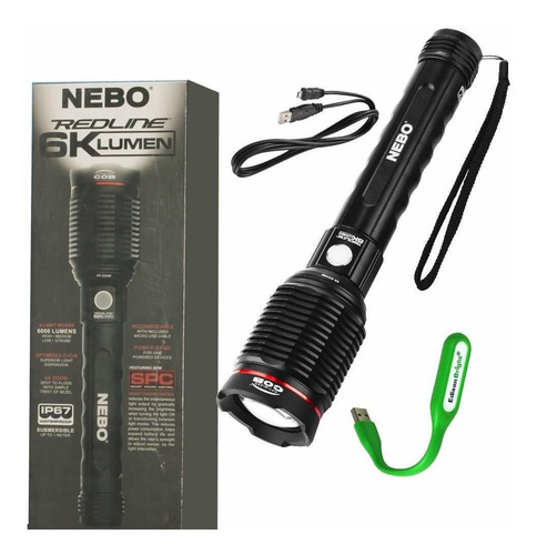 Nebo Redline 6k Lumen 6000 Rechargeable High Power Led