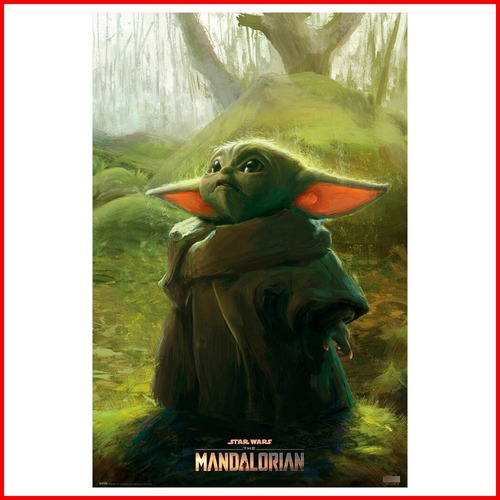 Poster Star Wars: The Mandalorian - The Child Art Original