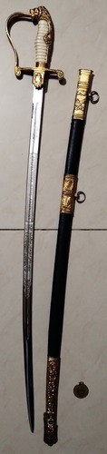 Antiguo Sable Jorfra Oficial Prefectura Naval Arg. Bayoneta. (Usado)