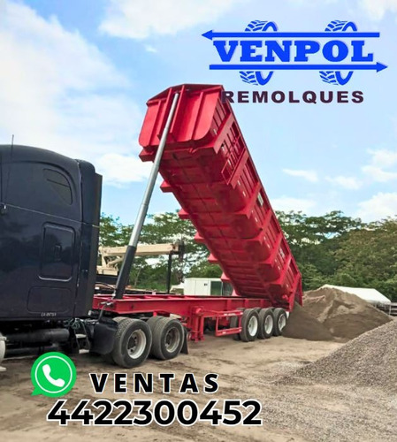 Remolque Gondola Volteo Para Materiales 30m3 Reforzada