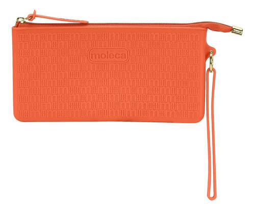 Bolsa Moleca Carteira Clutch De Mão Cor Laranja