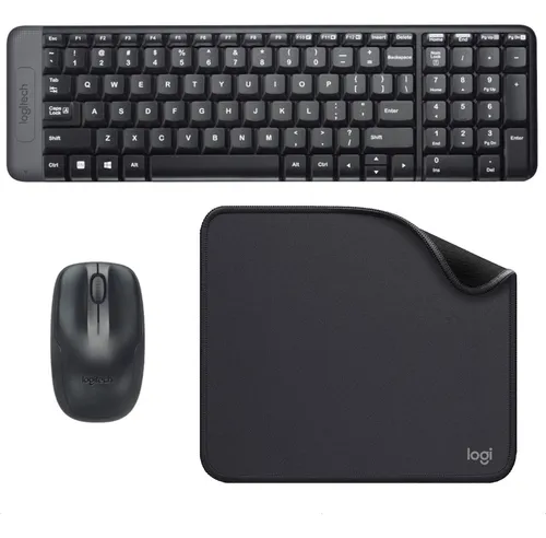  Combo Inalámbrico Logitech Mk220 + Pad Mouse Studio Series
