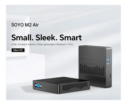 Mini Pc Soyo Intel N4000 6gb Ram 128gb Rom Windows 11 Bivolt