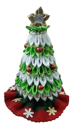 Árbol De Navidad Decorativo Elaborado A Mano Altura 15 Cm 