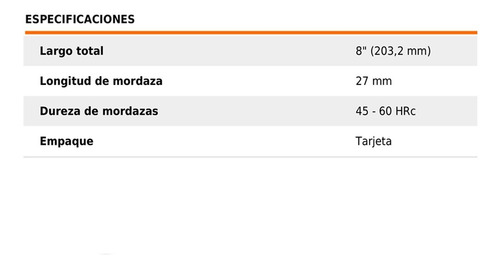 Imagen 5 de 10 de Pinza Pico De Loro Ajustable 5 Posiciones 8 Pulgadas Cuotas