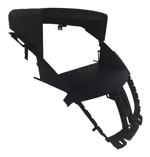 Imagem 2 de 7 de Moldura 2din Peugeot 207 2008 A 2014 - Preta