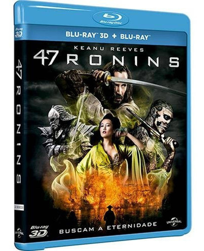 Blu-ray 3d + 2d 47 Ronins - Keanu Reeves - Original Lacrado