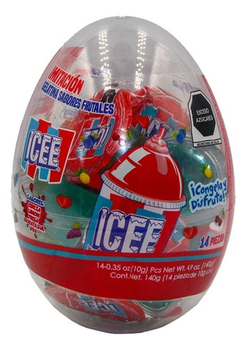 Gomita Icee Jelly frutas con azucares 140g 14 u