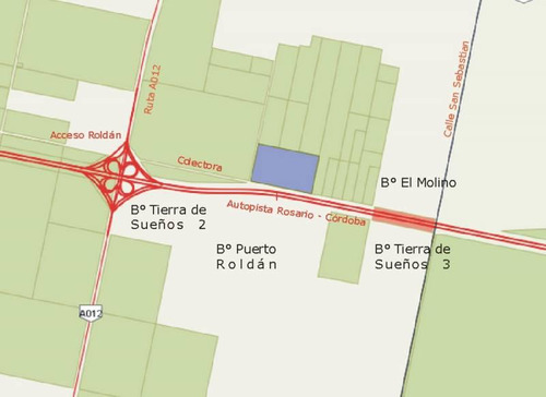 Excepcional Parcela De Campo De 16 Has. Ubicada Sobre Autopista Rosario - Córdoba ( A La Altura De Roldán) - Pcia De Santa Fe