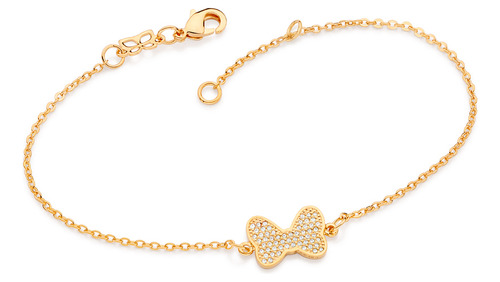 Pulseira Laço Da Minnie  Com Zircônias  552125 Rommanel