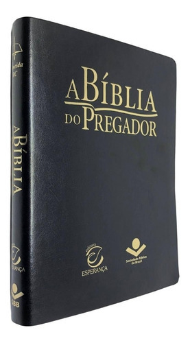 Estudos Sbb Esperança Pregação Pregar Pastor Presente Índice Lateral: Bíblia Sagrada, De João Ferreira De Almeida. Editora Esperança, Capa Mole Em Português, 2020