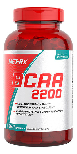 Suplemento De Aminoácidos Met Rx Bcaa 2200 