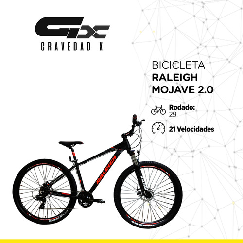Bicicleta Raleigh Mojave 2.0 Full Freno Hidráulico.gravedadx