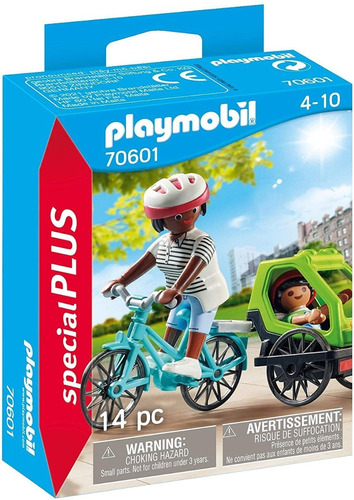 Playmobil 70601 Paseo En Bicicleta Con La Mamá....exclusivo!