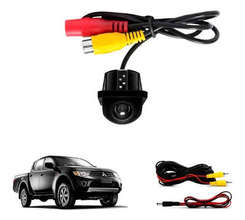 Câmera De Ré Hd Mitsubishi L200 Triton 2012 2013 2014 2015