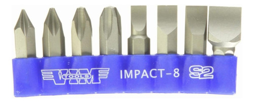 Vim Tools Impact-8 Impact Quality S2 Juego De 8 Brocas