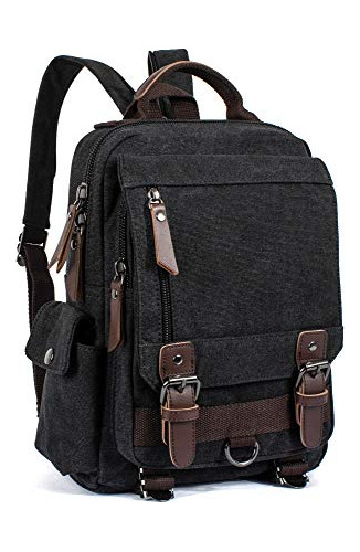 Leaper Retro Canvas Messenger Bag Mochila Bolsa De Sz34t