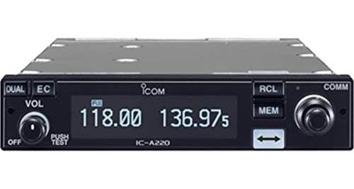Icom Ic-a220 Panel Mount Vhf Airband Transceiver 
