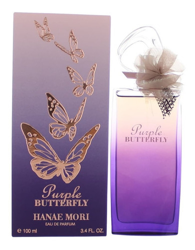 Perfume Hanae Mori Purple Butterfly For Women Edp 100ml Volume Da Unidade 100 Ml