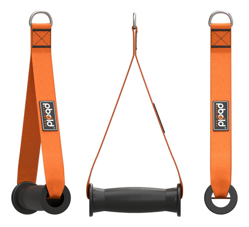 Agarres Asas Manijas Mangos Accesorio Para Cable Polea Gym Gimnasio Bíceps Tríceps Hombro Pecho Espalda Exercise Handles Machine Attachments Para Maquina De Cable Y Bandas De Resistencia Pbold Naranja