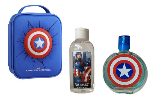 Combo De Colonia Y Gel De Baño Marvel Capitan America