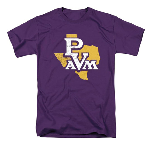 Prairie View A&m University Polera Oficial De Algodón De M