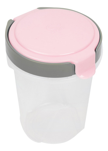 Tarro Contenedor 2l Tapa Rosa Flip Top Crom