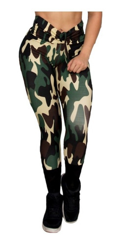 legging camuflada feminina